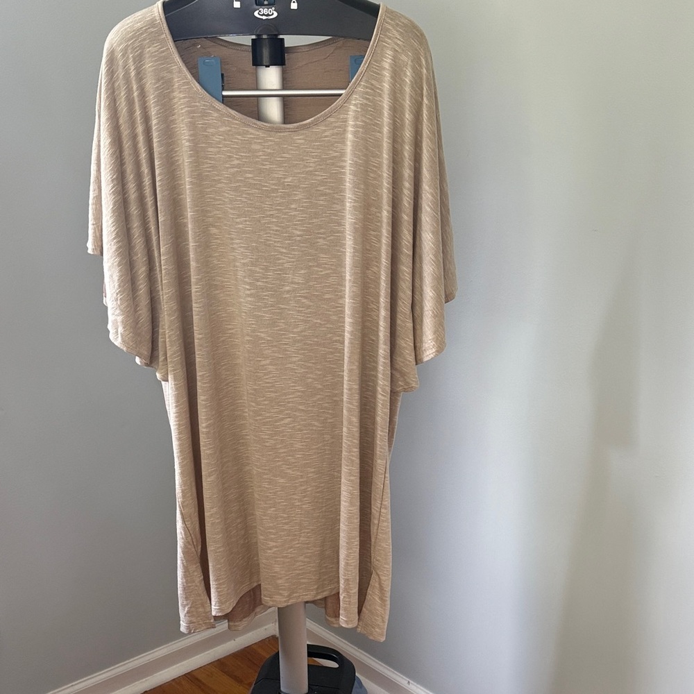 Dotti Beige Women's Tunic Top